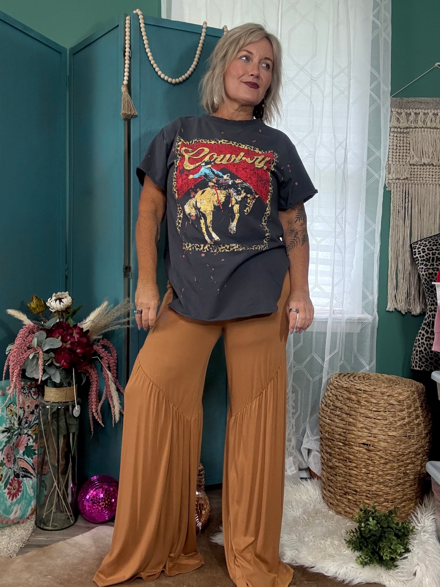 Wild Comfort Wide Leg Stretch Pants – Meerkat Tan