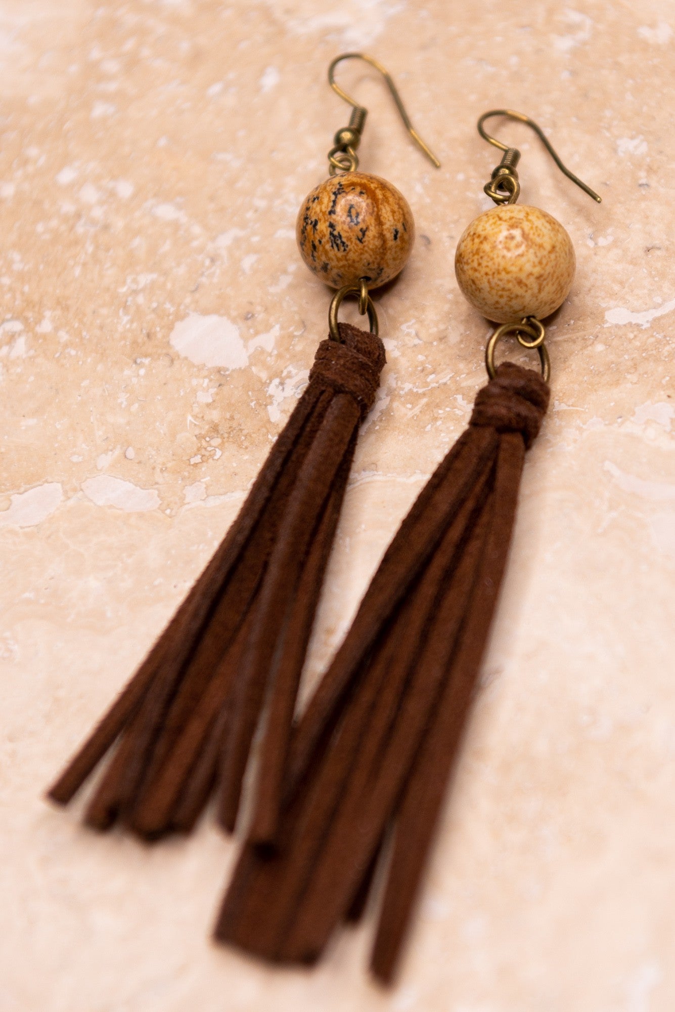 Jasper Janet dangle earrings
