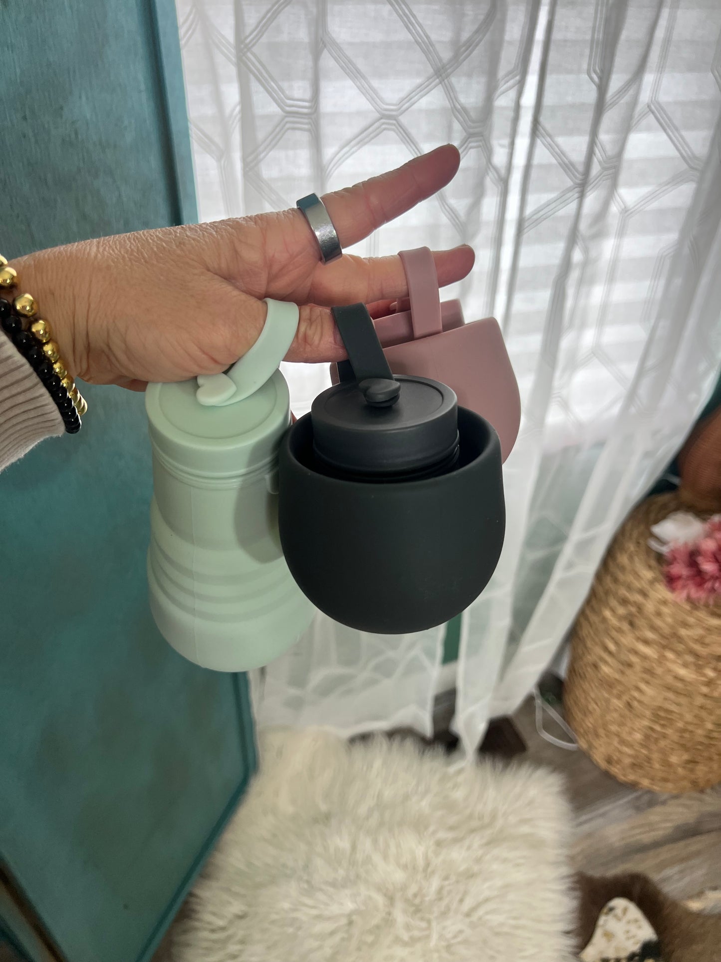Collapsible Silicone Water Bottle