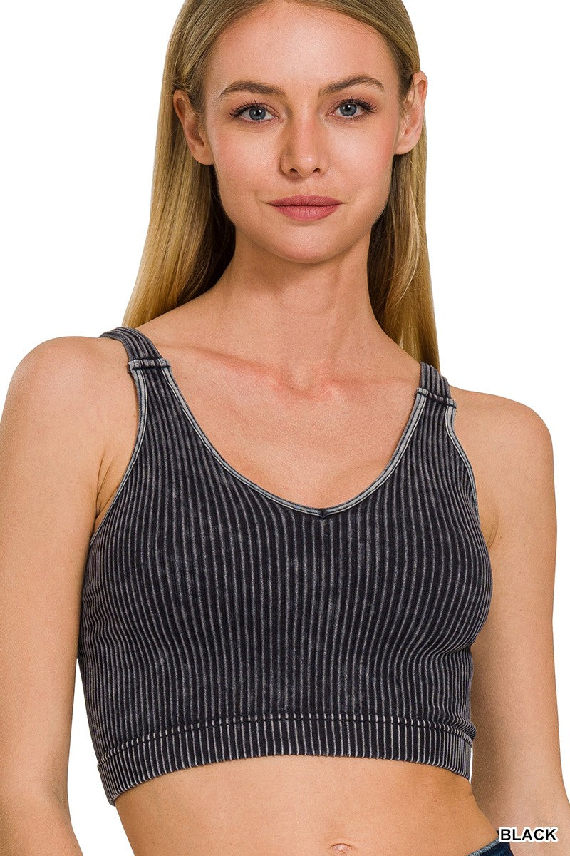 Ready for the day ribbed tank