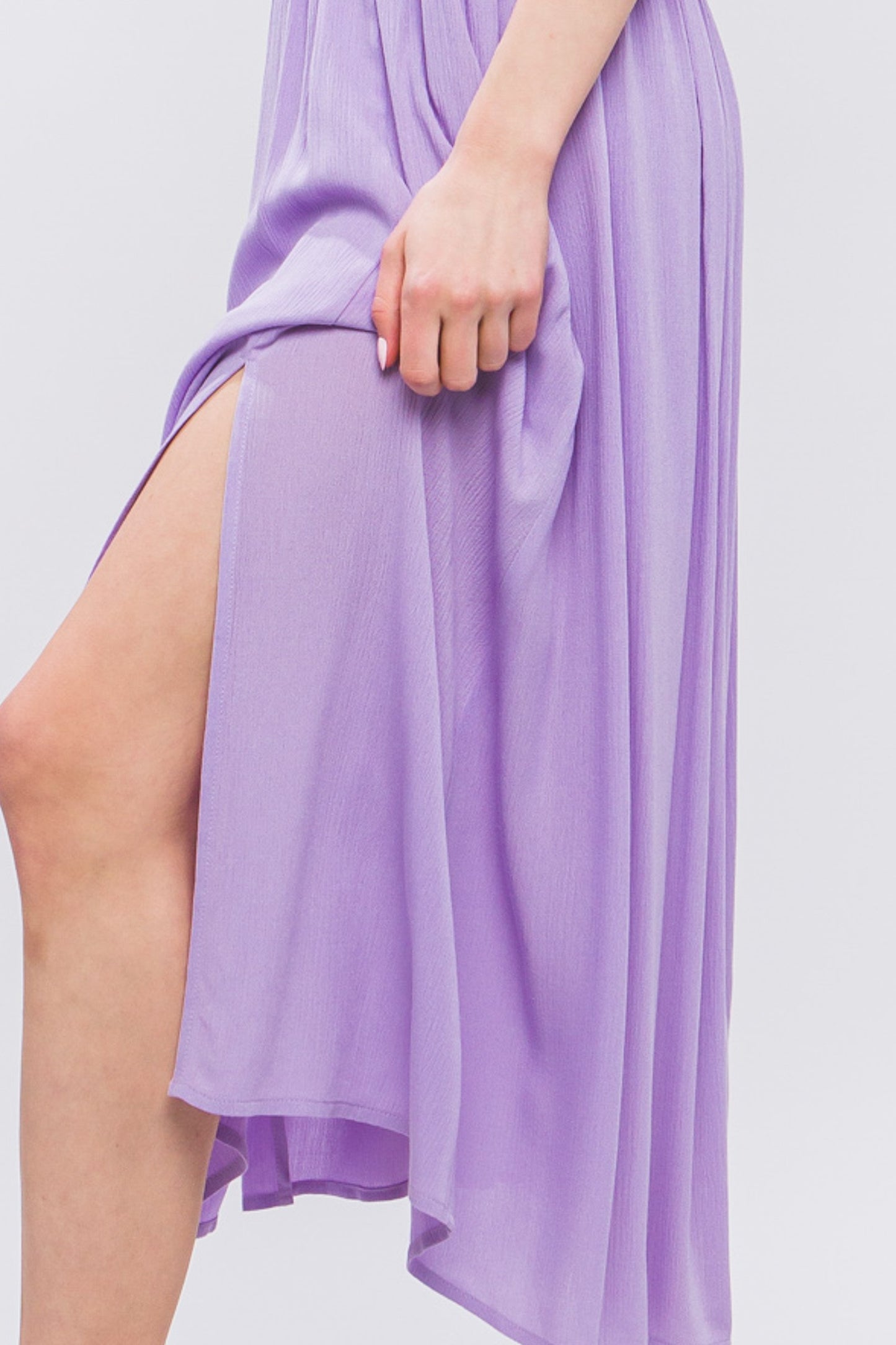 Lavender Sorbet Off the shoulder dress