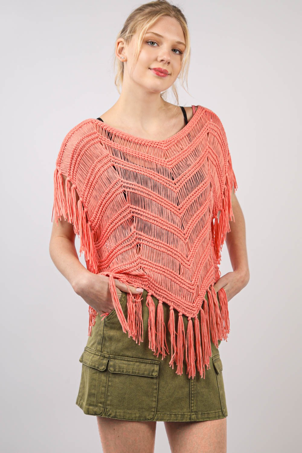Melon Ball Open crochet top