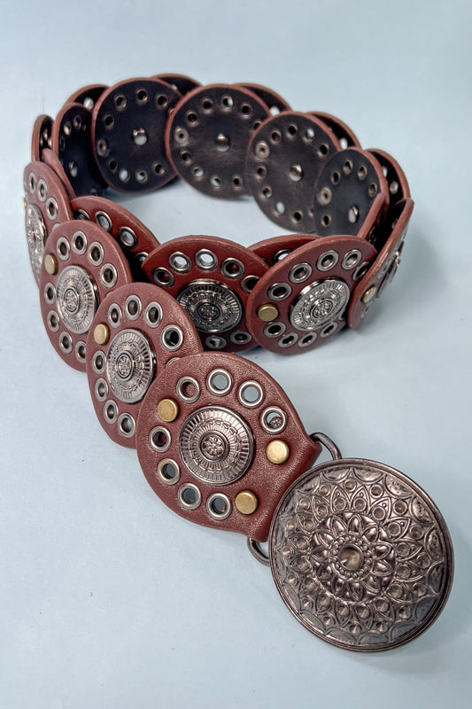 Desert Goddess Brown Disc belt