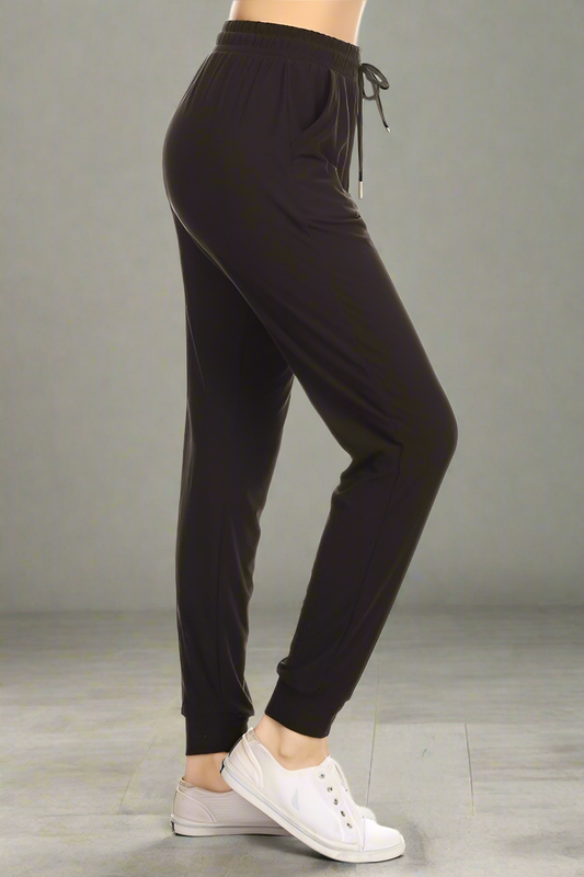Black Buttery Soft Jogger pants