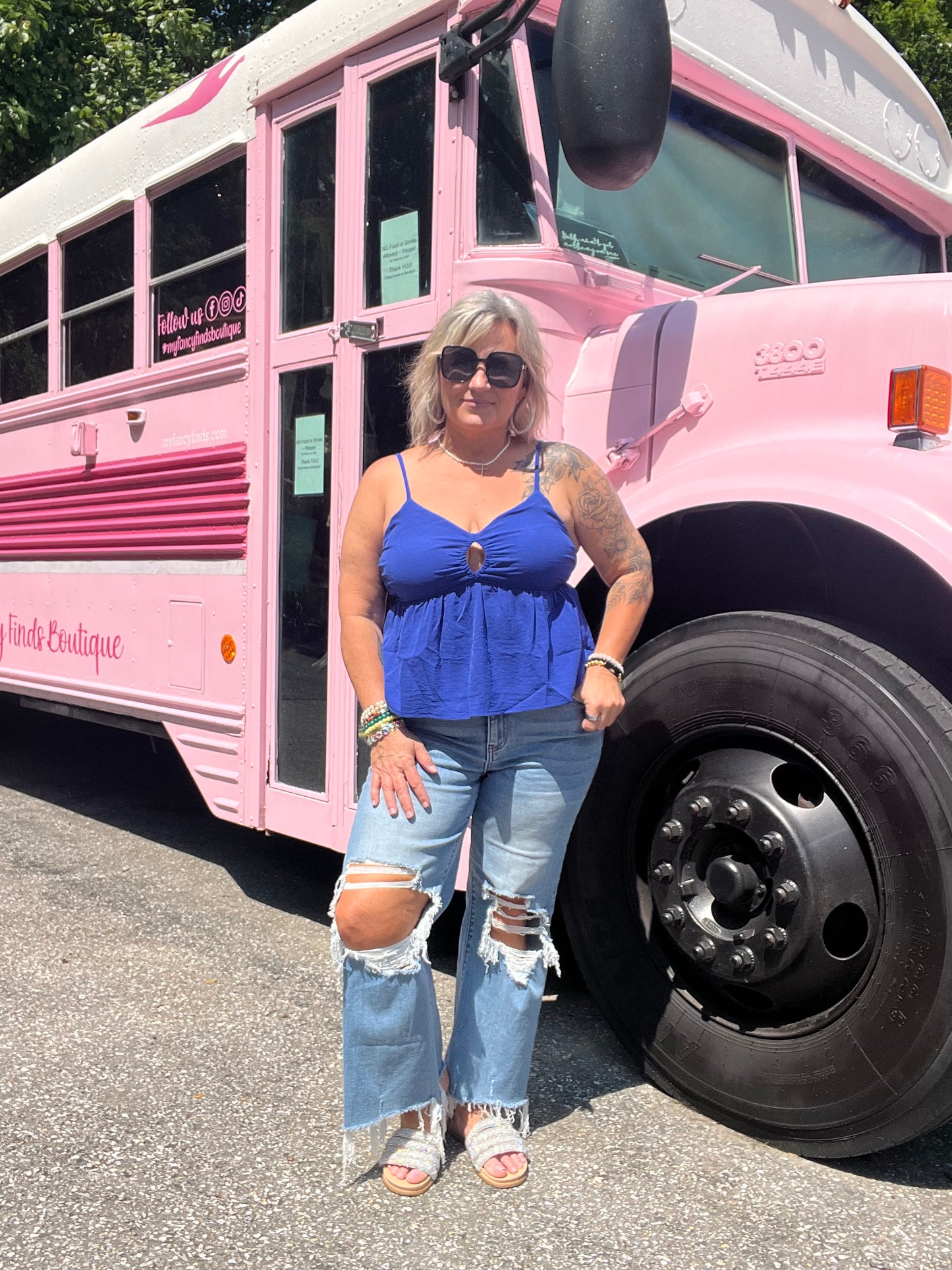 Breezy in Blue Royal Airflow Cami Top