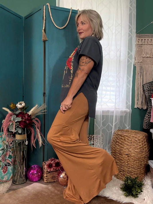 Wild Comfort Wide Leg Stretch Pants – Meerkat Tan