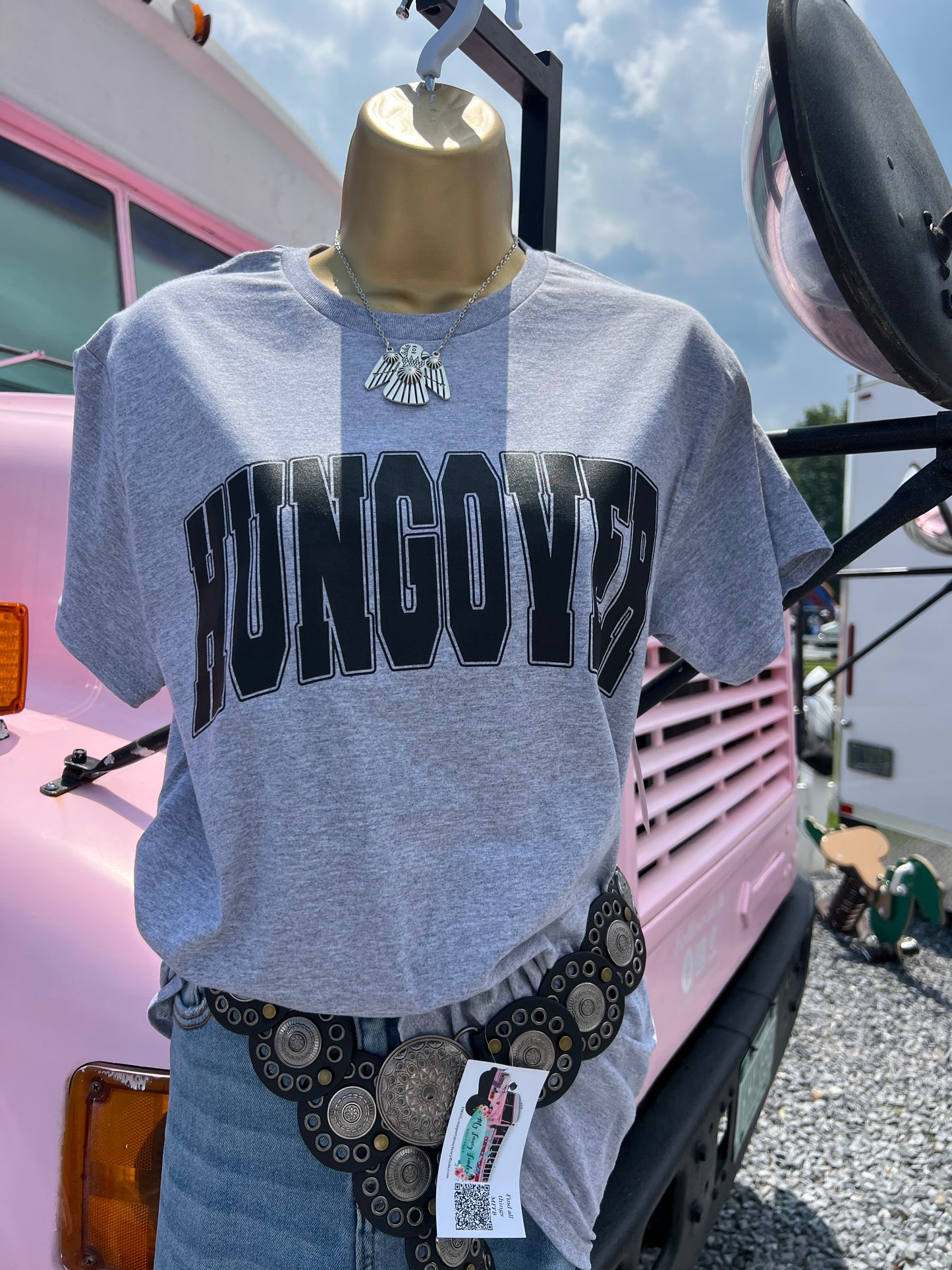 Currently Recovering Hungover Tee – Washed Charcoal Vibes