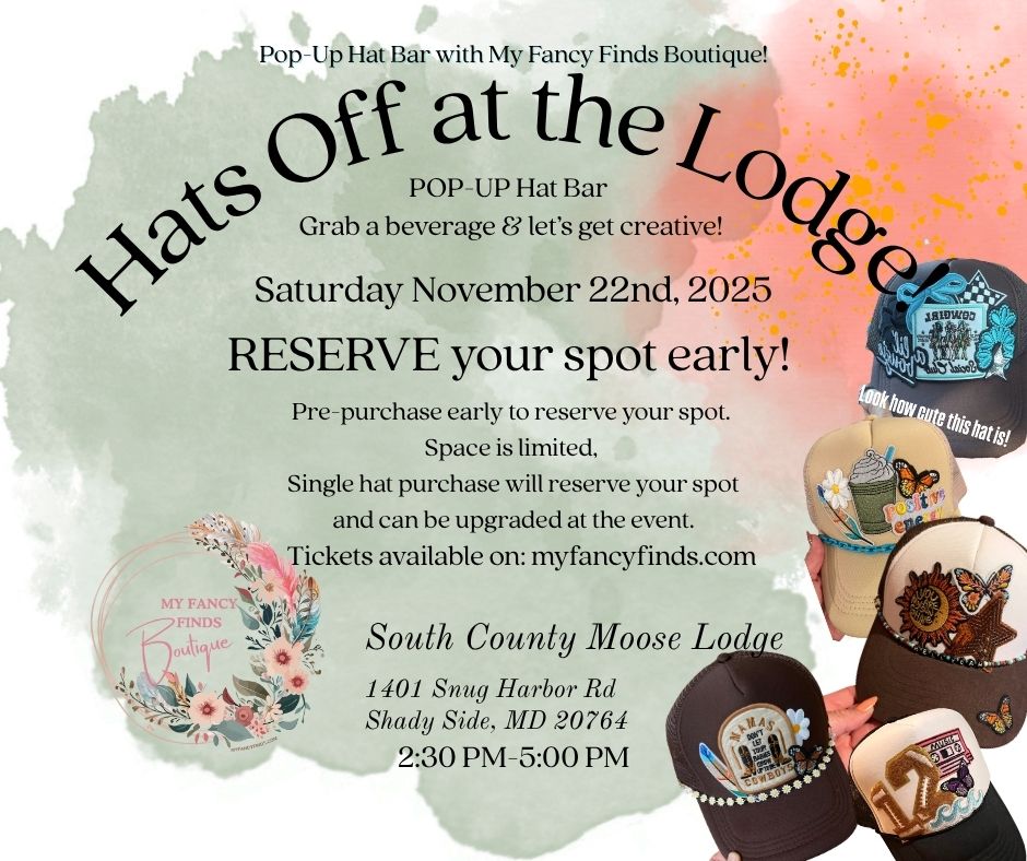Hats off at the Lodge - South County Moose Lodge Event