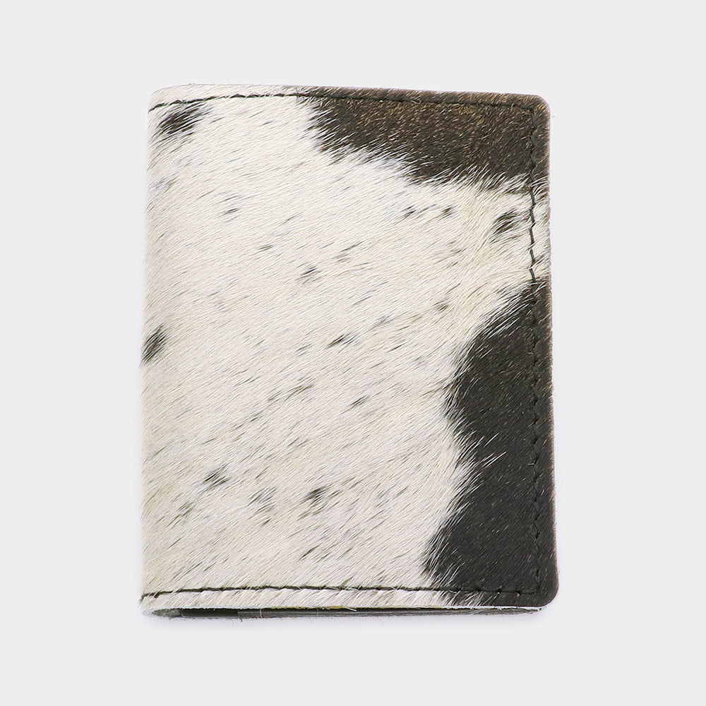 Black Cowhide card wallet