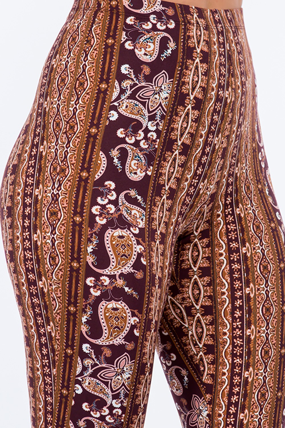 Rosewood bandanna print flare pants
