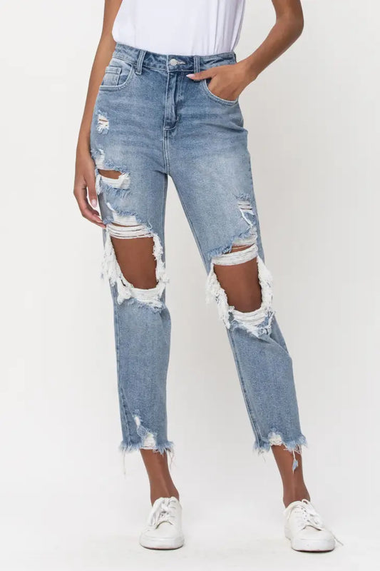 Caseys High Rise cropped straight leg jeans *Final Sale