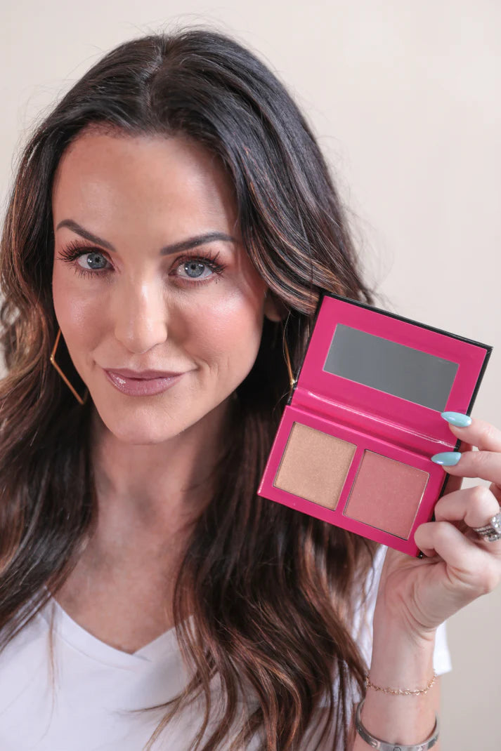 Side Hustle Blush and Highlighter cheek palette
