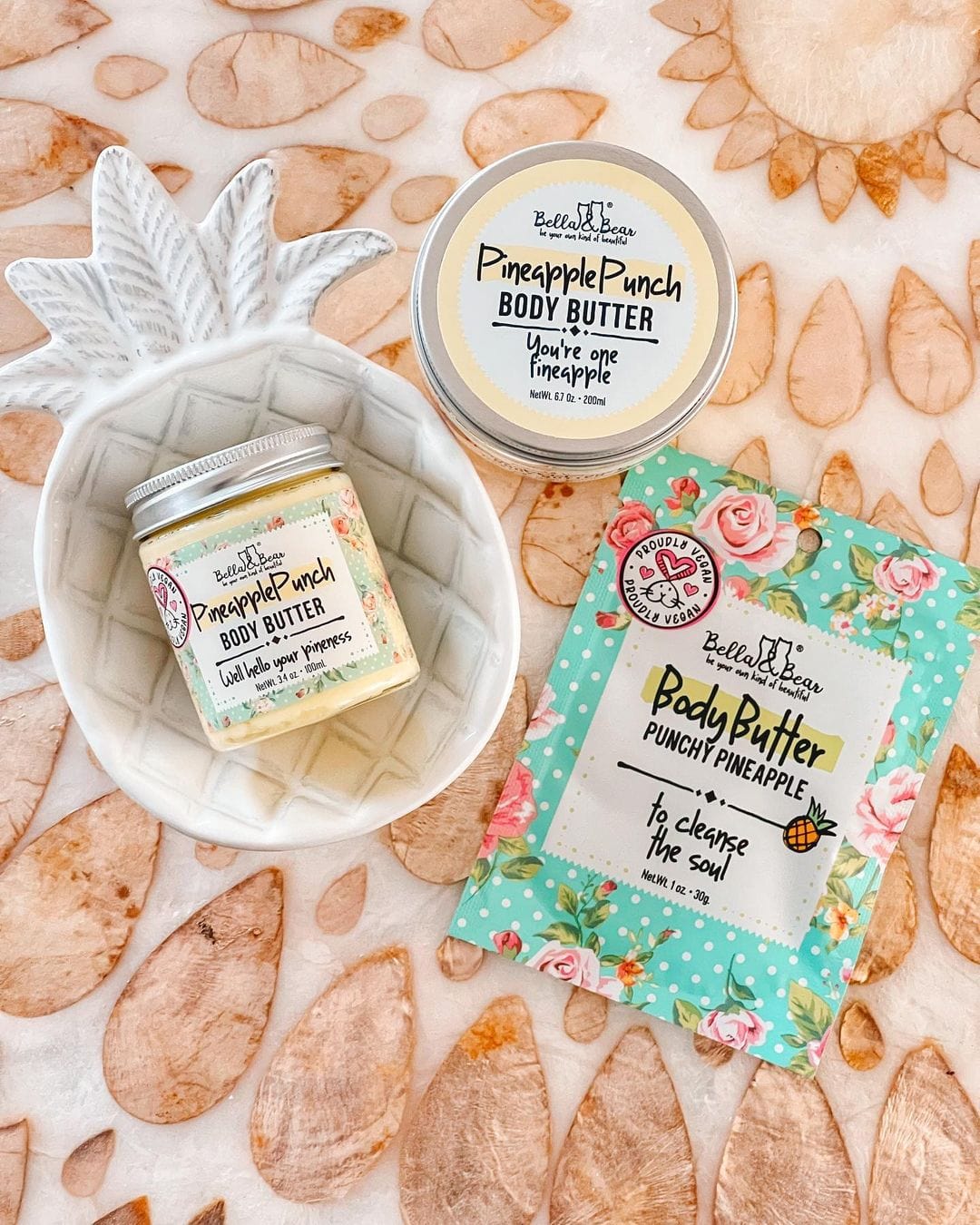 Pineapple Body Scrub Travel Size