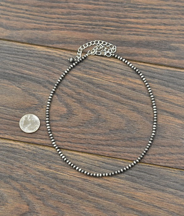 4mm Petite Cowgirl pearl necklace 16