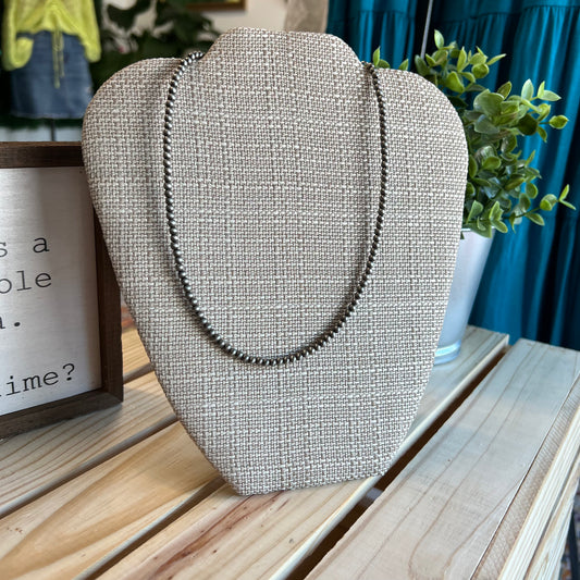 4mm Petite Cowgirl pearl necklace 16