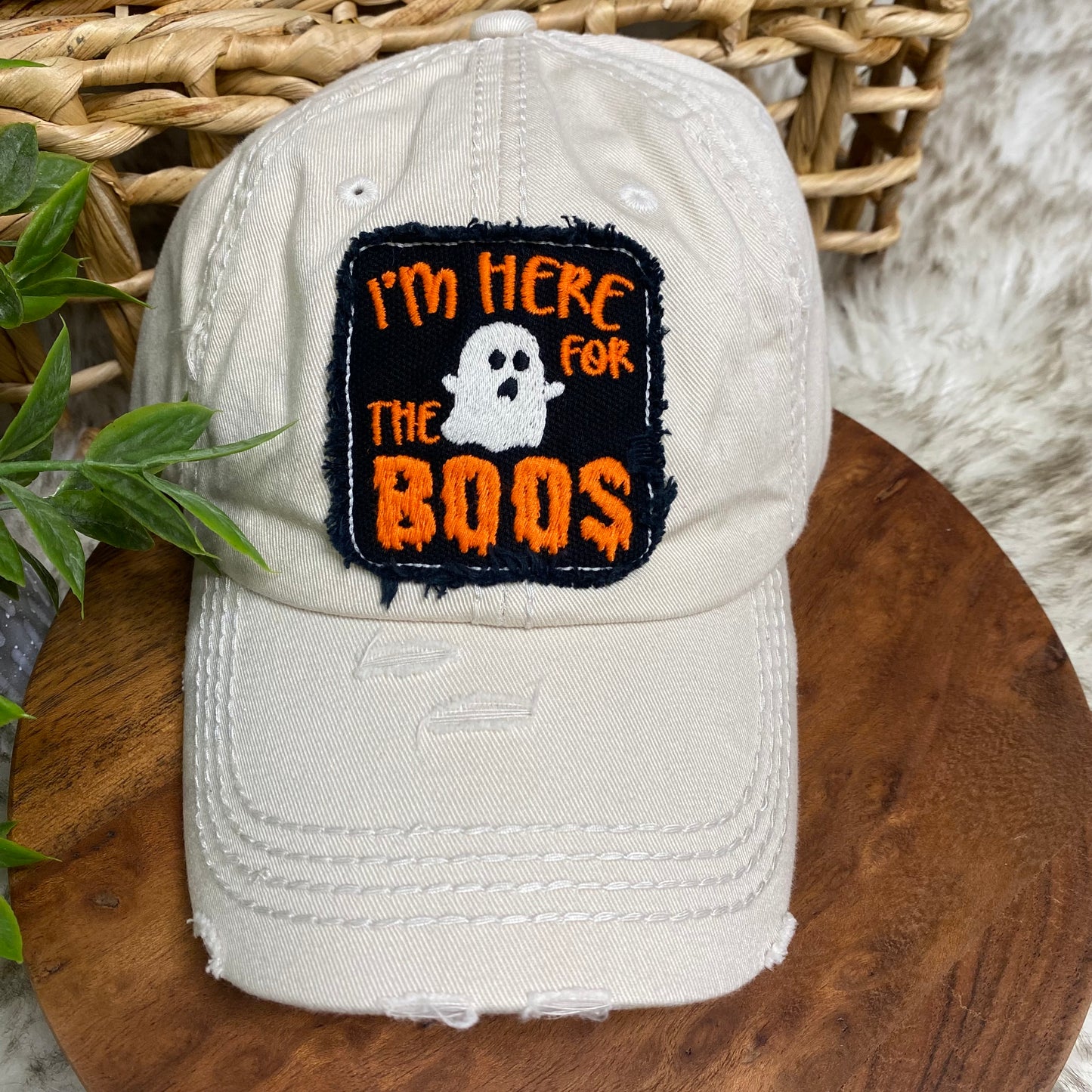 Here for the Boo's Baseball Cap