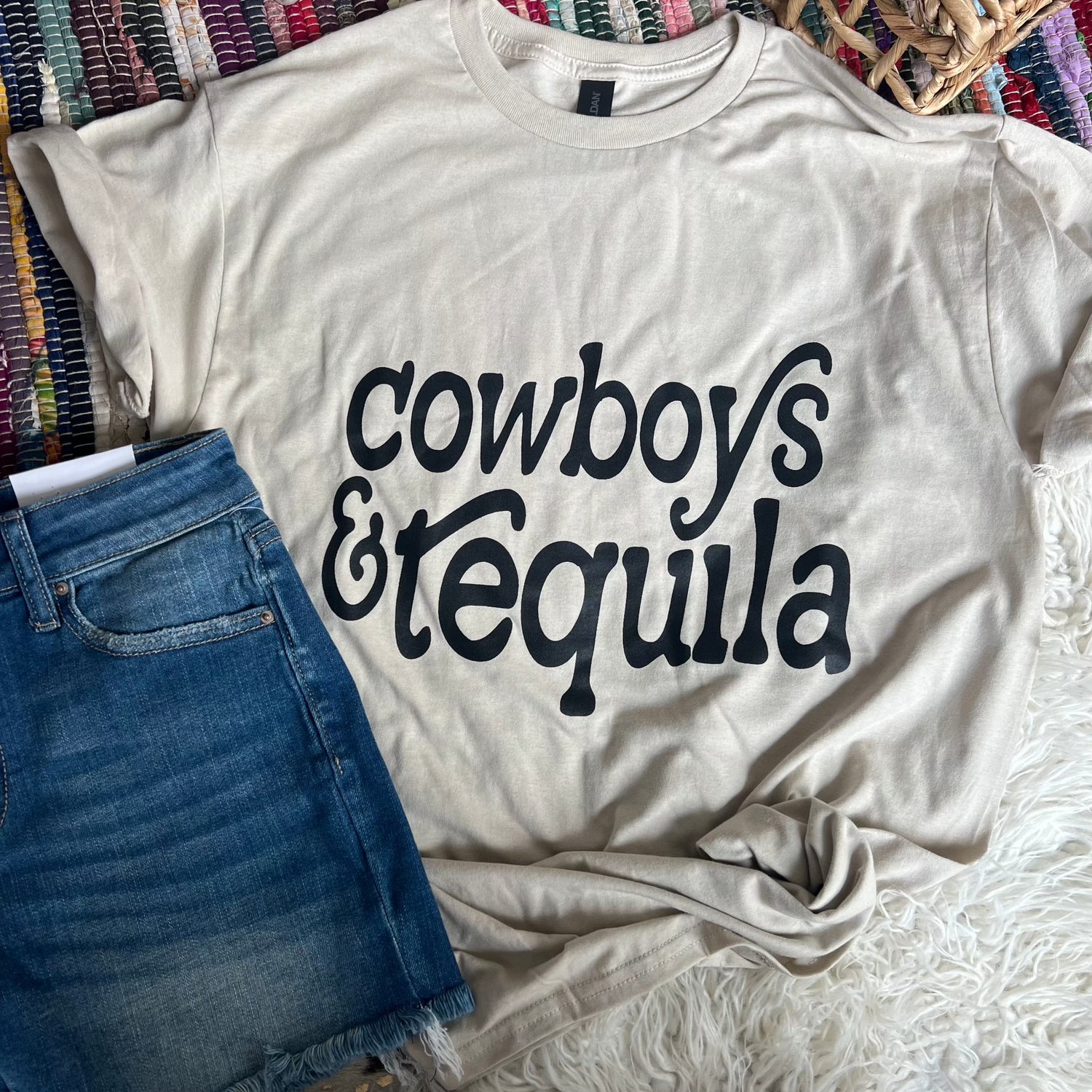 Ivory sweatshirt with muted image of a vintage truck filled with pumpkins. Image text: Meet me at the pumpkin patch
