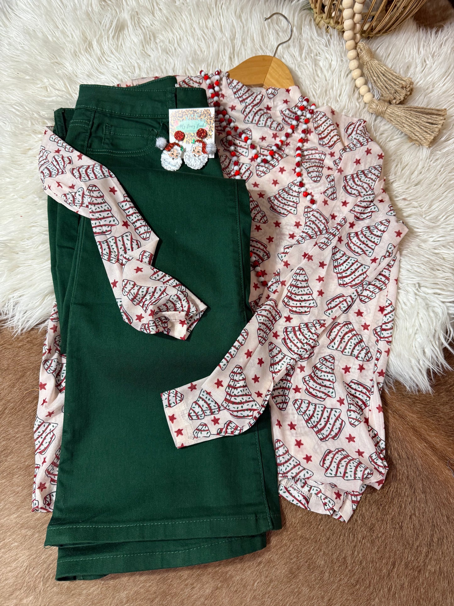 Emerald Green Envy Trail Bootcut Jeans