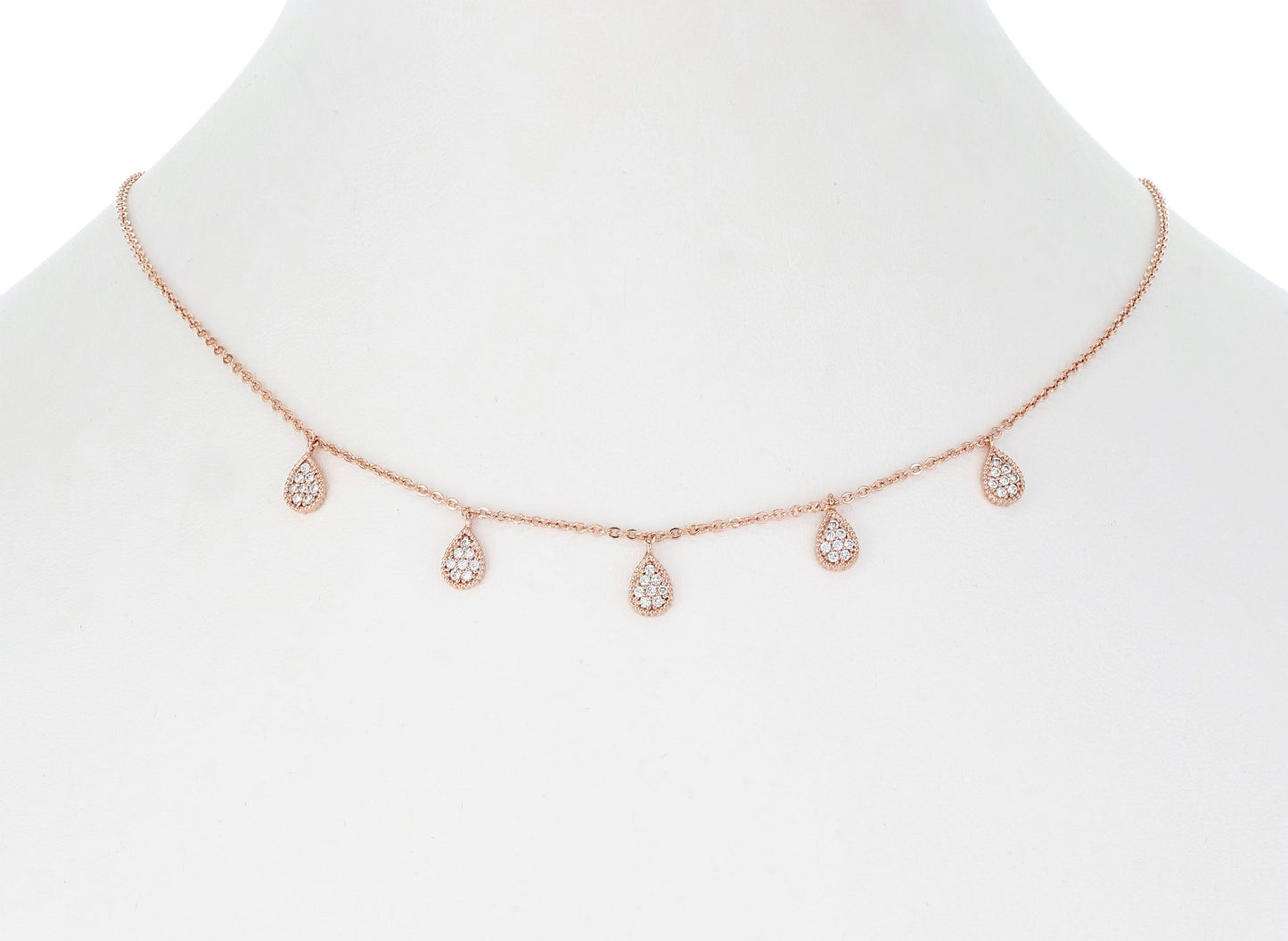 Dainty Golden teardrop necklace