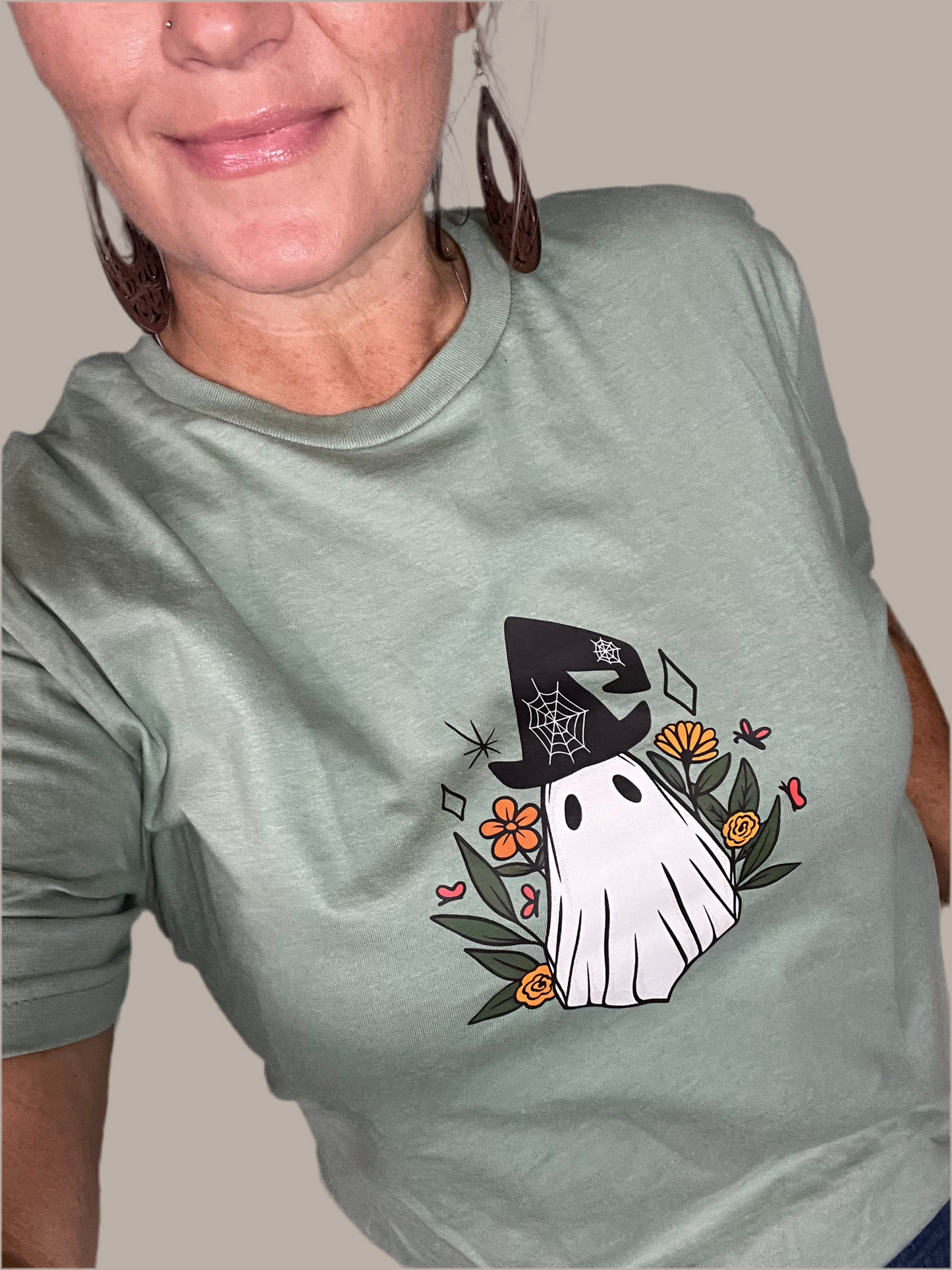 Flower Child Ghost Sage Graphic Tee *Final Sale