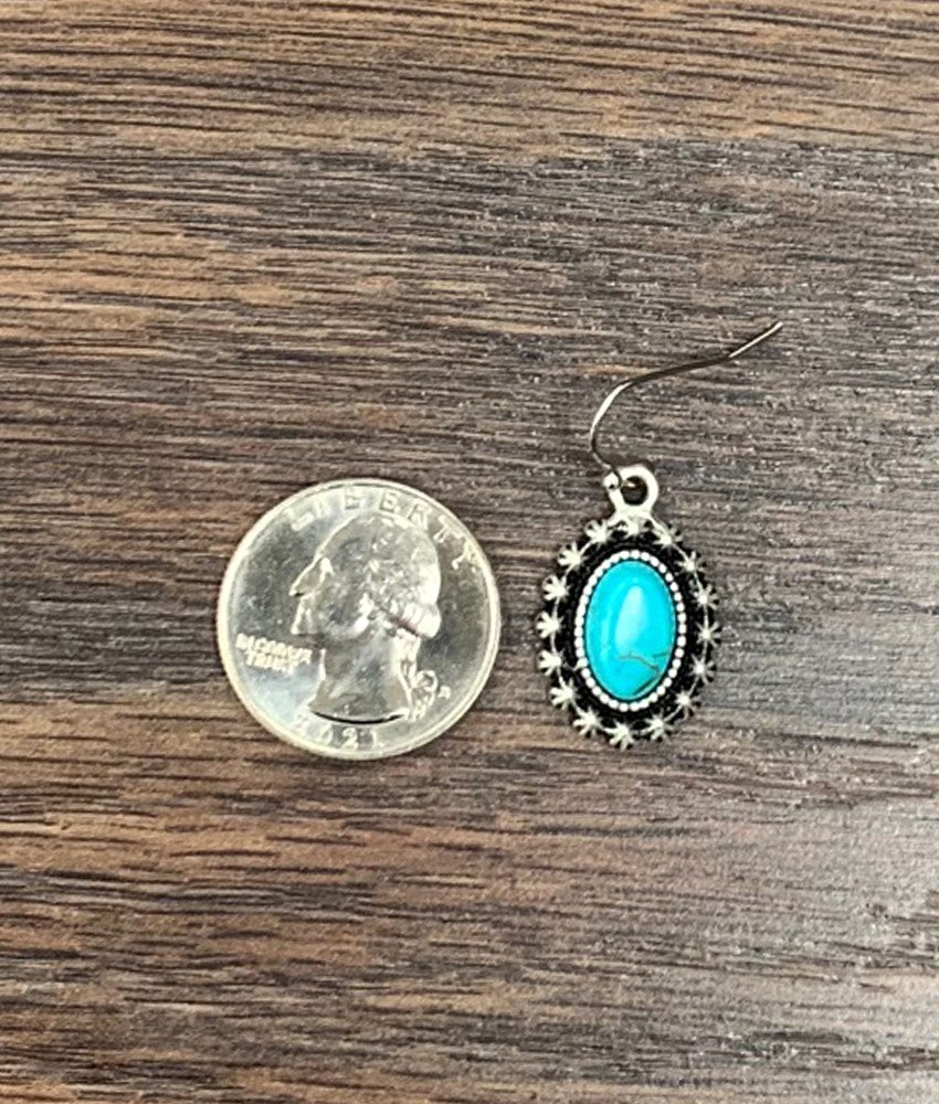 Concho Star Turquoise earrings