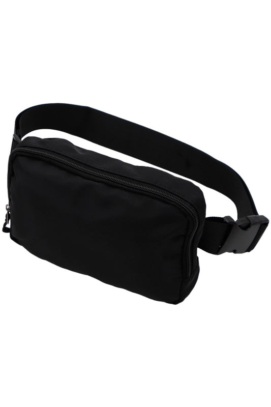 Matte Black Belt Bag