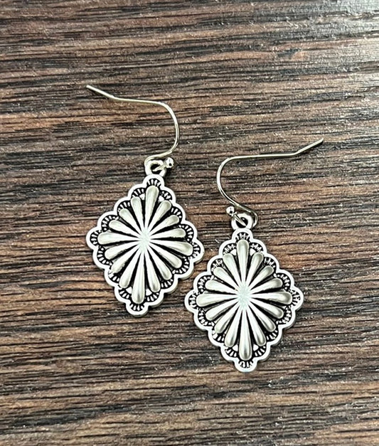Concho Dangle Earring