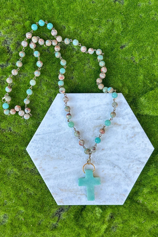 Convertible Beaded Necklace – Customizable Boho Layering Chain