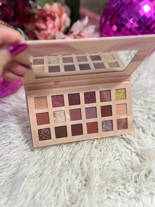Rosy all day eye shadow palette