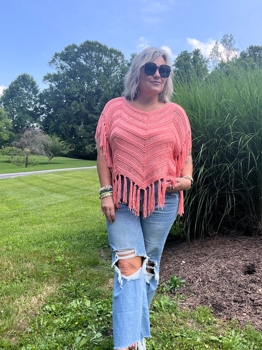 Melon Ball Open crochet top