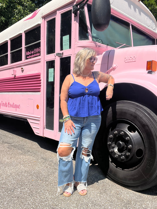 Breezy in Blue Royal Airflow Cami Top