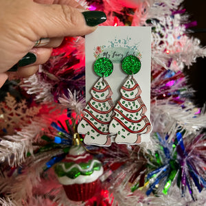 Snack Tree Holiday Earring