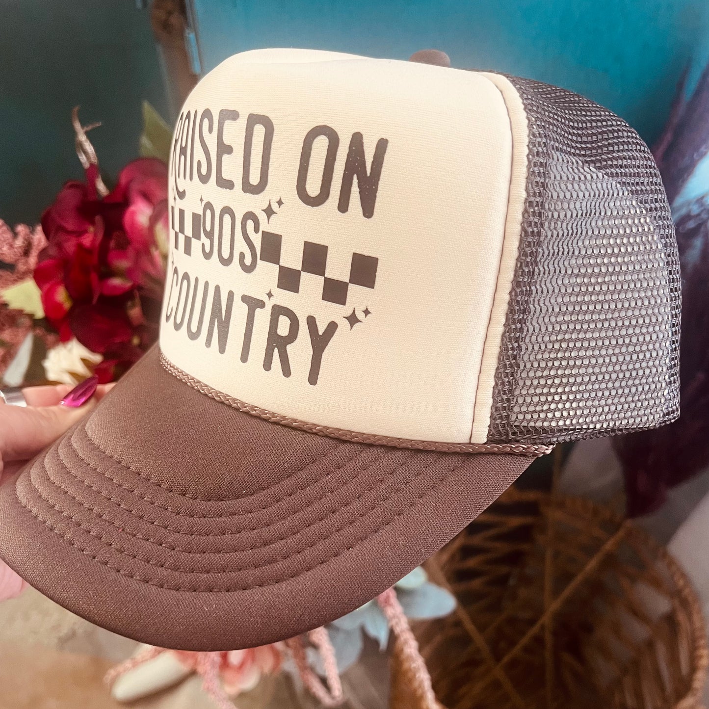 Raised on 90's Country Trucker Cap