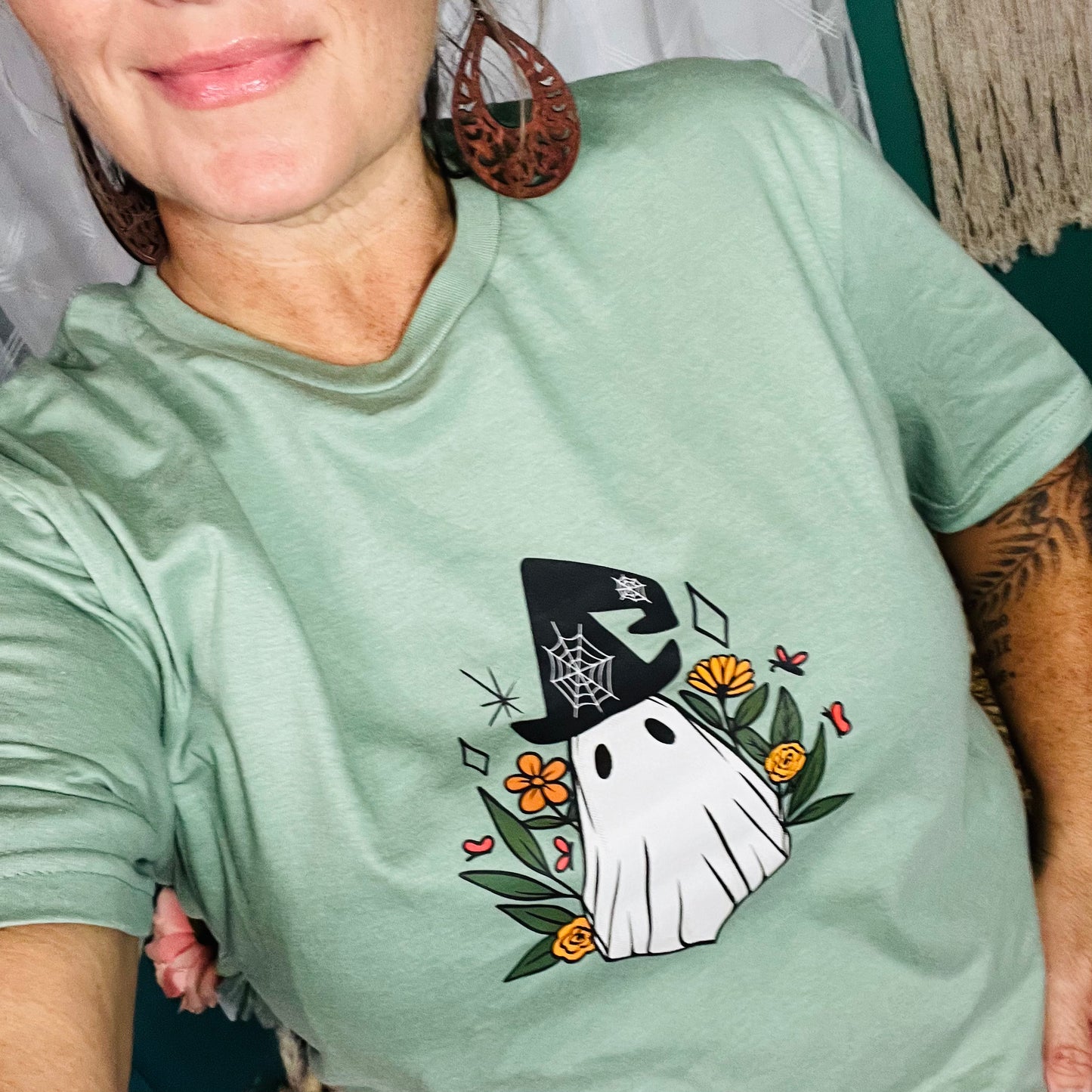 Flower Child Ghost Sage Graphic Tee *Final Sale