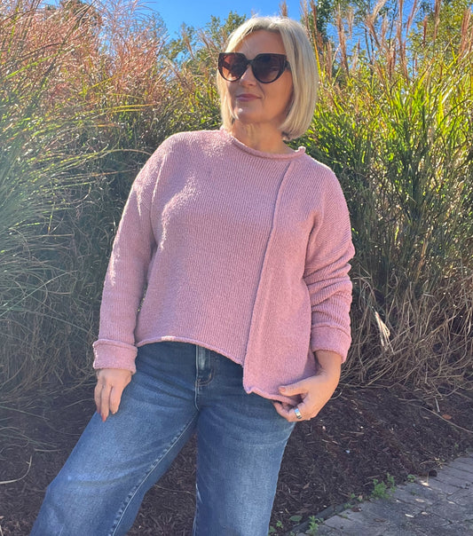 Rose Off sides sweater