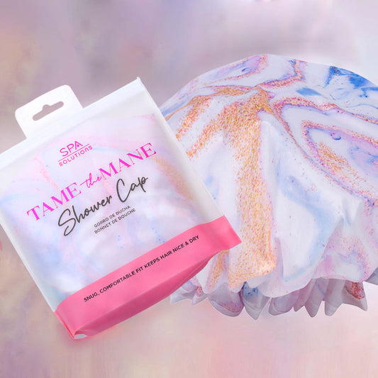 Shower Cap in Mystic Swirl
