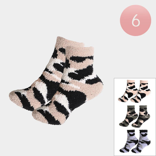 Camo Plush Socks