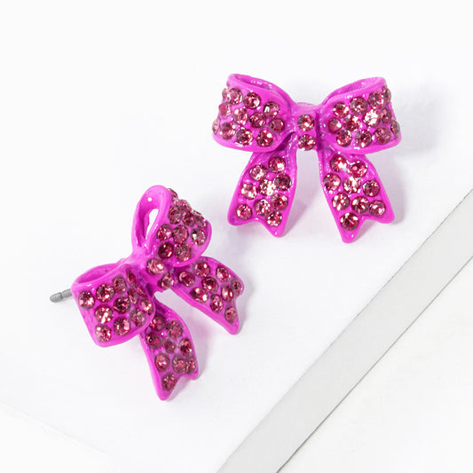 Petite Coquette Rhinestone bows