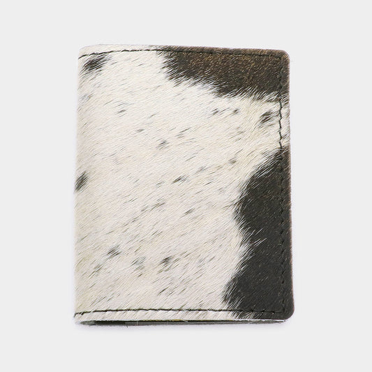 Black Cowhide card wallet