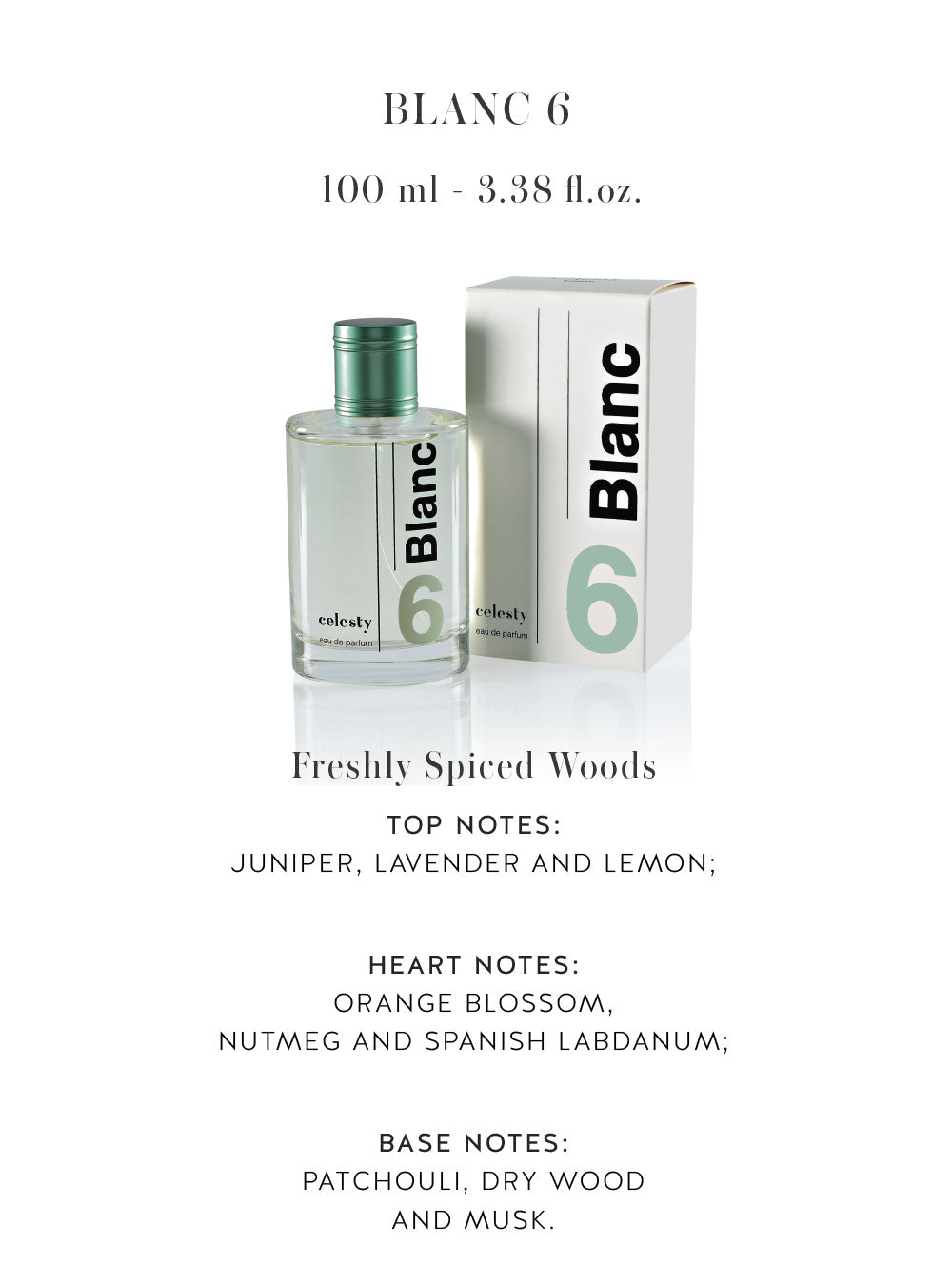 Blanc Cologne EDP - Celesty