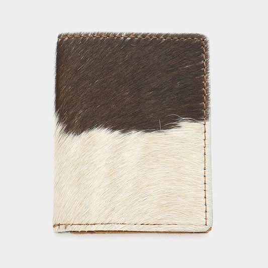 Brown Cowhide card wallet