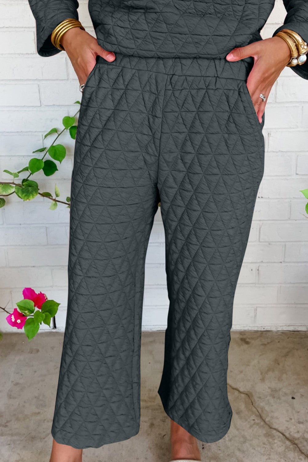 Quilted Long Sleeve set