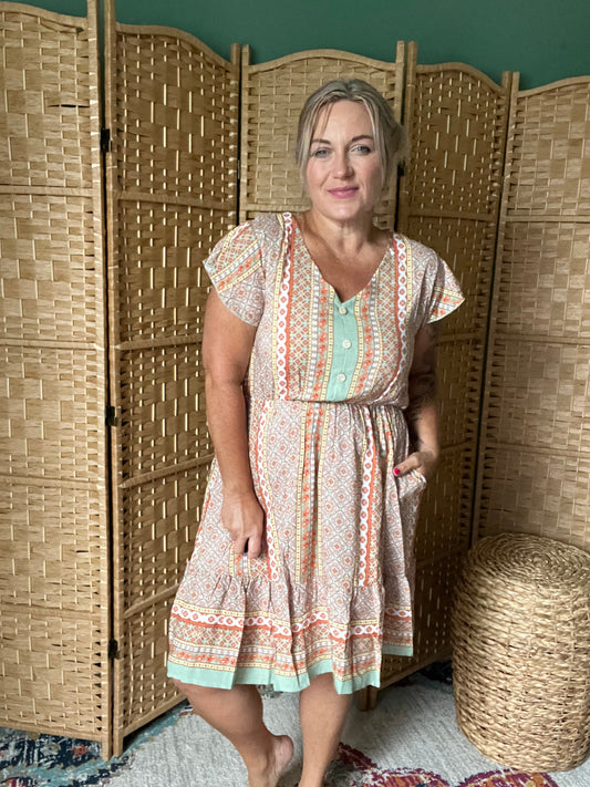 Yes, Yes, Y'all Boho Dress