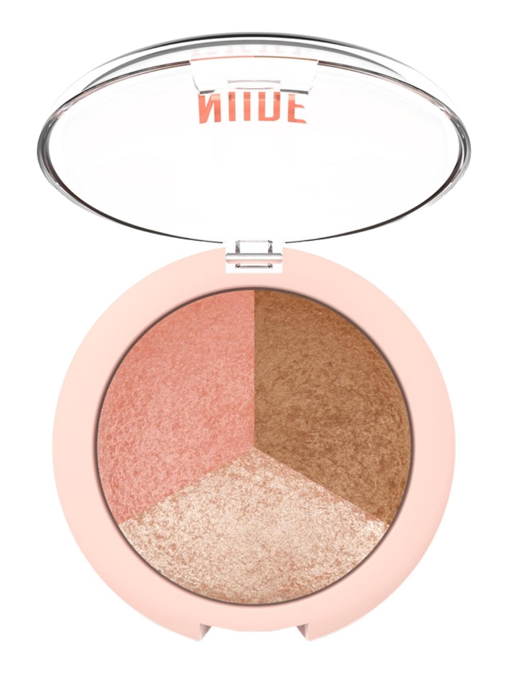 Celesty Nude Look Baked Trio Face Powder