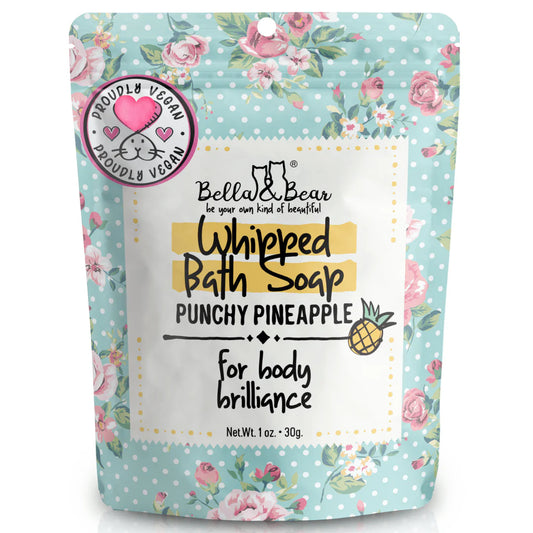Pineapple Whipped Bath Soap Travel Size