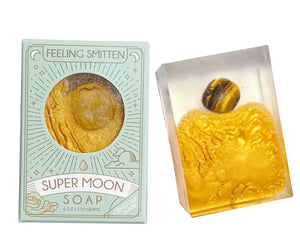Super moon soap with tigers eye