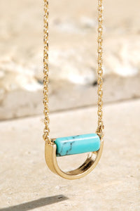 Turquoise stone pendant