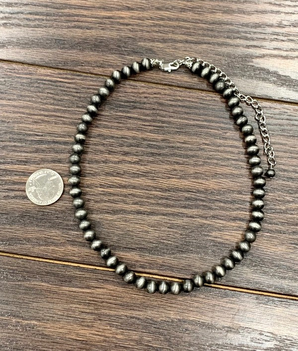 8mm Cowgirl pearl necklace 16" length