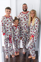 Matching Christmas Pajama Moose with Plaid Heart (RTS)