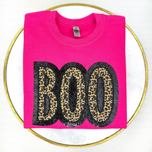 PREORDER: BOO Leopard Sweatshirt
